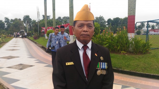 Wakil Ketua Dewan Pimpinan Daerah Legiun Veteran Republik Indonesia Provinsi Jambi, Suratman.